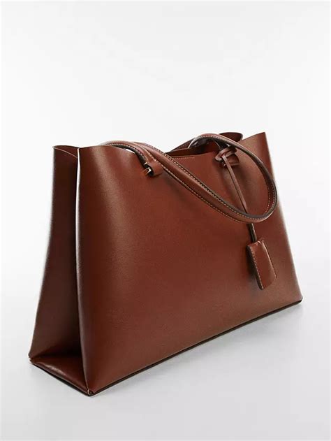 MANGO Shopper Bag With Dual Compartment.